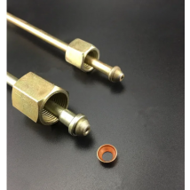 50 pcs high pressure pipe nest copper pad cone gasket for high pressure oil tube anti oil leaking gasket