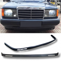 Für Mercedes W124 2 Stück Frontstoßstangenlippe Body Kit Spoiler Splitter Diffusor Hochwertiger ABS-Kunststoff Professionelle Tuning-Teile