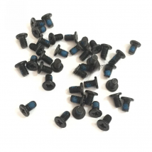 50Pcs M2 M2.5 M3 CM Screws Black Laptop Dispense Flat Head Screws SSD Solid State Disk Machine