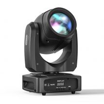 LeLeght 230W LED Moving Head RGBW Stage Light With Strip Lights 11/13CH Channels DMX512 Voice Activation for DJ Wedding Disco