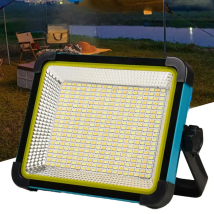 20000LM USB Rechargeable LED Solar Flood Light 10000mAH with Magnet Strong Light Portable Camping Tent Lamp Work Repair Lighting