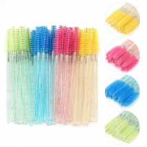 Eyelash Extension Disposable Crystal Eyebrow Brush Mascara Wands Applicator Lash Cosmetic Brushes Beauty Makeup Tool