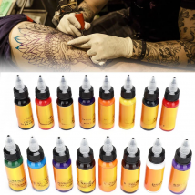 16 Colors 30ML/Bottle Professional Microblading Tattoo Inks Set Longlasting Eyeliner Eyebrow Makeup Tattoo Pigment Ink Supplies