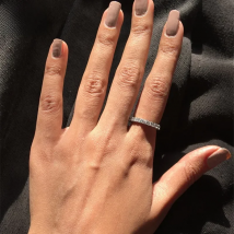 CC Simple Ring For Women Trendy Sterling Jewelry Cubic Zirconia Bridal Wedding Engagement Bijoux Femme Drop Shipping CC1565