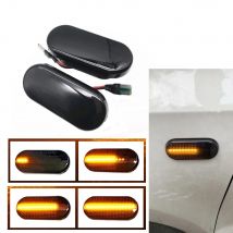 LED Dynamic Turn Signal Light For VW Bora Golf 3 4 Passat 3BG Polo SB6 SEAT Ibiza Leon Skoda Ford Sequential Blinker