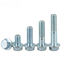 M5 M6 M8 M10 M12  Grade 8.8 Galvanized Hexagonal Flange Bolts Flange Screws Hexagonal Belt Pad Full Thread/Partial Thread