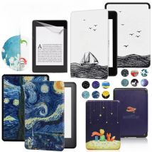 For Kindle Paperwhite 10th Generation Case + Screen Protector Paperwhite 4 PQ94WIF 2018  6'' Wake/Sleep eBook Cover Kindle Funda