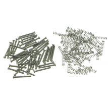KAISH Pack of 50pcs Metric Thread Humbucker Pickup Height Screws Guitar Pickup Screws with Springs Fits Epip SG Import Pickups
