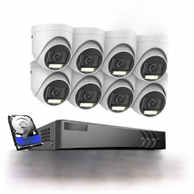 ANNKE H.265+ 8CH 5MP DVR Security Surveillance Kits 8pcs 5MP PIR Outdoor Cameras IP67 Weatherproof DVR SECUR Camera System Alarm