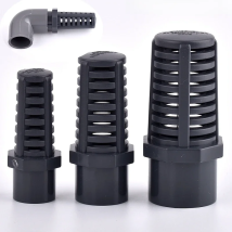 20~63mm UPVC Aquarium Filter Internal Fish Tank Water Inlet Water Pump Filter, PVC Permeable Cap Flower Basket Strainer Screen