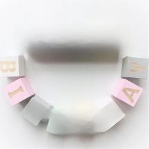 Large Wood Alphabet Letters Numbers Blocks ABC Cubes DIY Crafts Baby Montessori Educational Toys Keepsake Gift Photo Props Decor