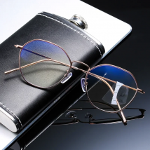 Rosegold Anti-blue Progressive Multifocal Reading Glasses Women Smart Zoom Elderly Eyewear Men Protable Presbyopic Glasses