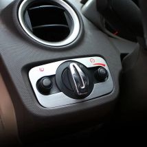 Jameo Auto Aluminum Car Interior Headlights Switch Knob Protection Cover Sticker for Ford C-Max CMax C Max 2015 2016 Accessories