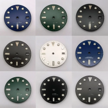 28.5mm Black White Green Blue Luminous Dial fit NH35 ETA 2824 2836 Miyota 8215 821A Mingzhu DG2813 3804 Movement