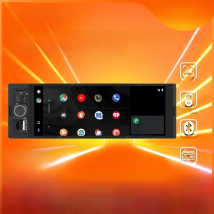 NaviFly 6.86'' 1Din Car Radio Multimedia Player MP5 FM Radio Wireless/Wired Carplay Android Auto Car Stereo 1 din 1280*480