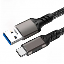 Hannord USB3.2 10Gbps Cable USB A to Type-C 3.2 Data Transfer USB C SSD Hard Disk Cable 3A 60W Quick Charge 3.0 Charge Cable