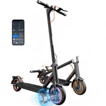 T3S Elektroroller für Erwachsene, 36 V, 10,4 Ah, 350 W, mit Blinkern, Diebstahlsicherung, 25 km/h, Vollzoll-Reifen