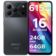 Globalna Wersja Smartfona DOOGEE Note 56 Android 16, Duża Bateria 6150mAh, Ekran 6.56'' 90Hz, 24GB RAM, 64GB Pamięci, Aparat 8MP, Telefon Komórkowy