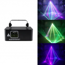 500mW Laser Light  Holiday Stage Device 90-240V RGB 3D DJ Equipment Disco Christmas Wedding  Projector