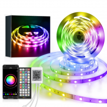 ColorRGB 5M-30M LED Strip Light RGB 5050 Flexible Ribbon fita led light strip RGB  Tape Diode Phone app +remote control