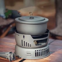 Outdoor Camping Alcohol Stove Set ALOCS 2-3 People Camping Picnic Set Pot CW-C05 Outdoor Windproof Set Pot