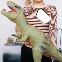 68CM Big Size Dinosaur Toy Jurassic Park Tyrannosaurus Rex Soft Puppets Velociraptor Shark Dinosaur Worlds Model Toys for Boys