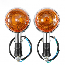 Motorcycle Turn Signal Light Indicator Amber Blinker For Yamaha Virago XV 250 400 535 920 1000 V-Star XVS 400 650 1100 VMax 1200