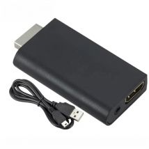 LccKaa PS2 to HDMI-compatible Audio Video Converter Adapter 480i/480p/576i with 3.5mm Audio Output for All PS2 Display Modes