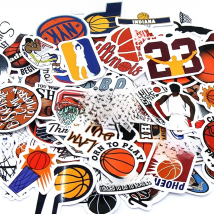 10/50/100 PCS Cute Cartoon basketball Stickers Kawaii Candy Colors Stickers Scrapbooking Diary Stickers School Office Stationery