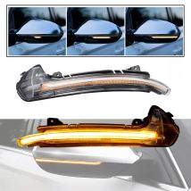 For Audi A6 C7 C7.5 4G S6 LED Dynamic Turn Signal Light Car Side Wing Rearview Mirror Blinker Indicator