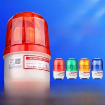 LTE-1101 Indicator Light Rotating Beacon Warning No Sound Strobe Alarm Lamp 12V 24V 110V 220V Yellow Blue Red Green