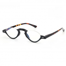 NONOR Anti-blue Light Reading Glasses Men Soft Half Frame Spring Hinge UV400 Presbyopia Eyeglasses Women