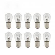 Fagis 10pcs Car Light S25 1156 1157 P21W P21/5W BA15S BAY15D BA15D BAU15S 12V Car Lamp Turn Singal Light Reverse Lamp Stop Bulbs