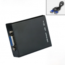 VGA Converter Mini Video Capture Device 1080p VGA Input Turn To Usb Vga Signals Transmission Portable Recording Box with Cables