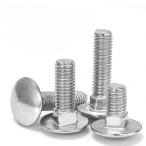 10pcs/lot  M4 M5 M6 M8 M10 M12 10- 150mm Length Carriage Bolt 304 Stainless Steel Round Head Square Neck Screw DIN603