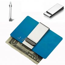 New Fashion Men's Pocket Money Clip Dollar Metal Clamp Card Clips Card Purses Women Metal Clamp For Money Cash Holder