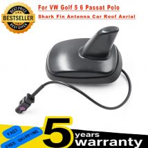 Nowa antena płetwa rekina na dach samochodowy AM/FM antena radiowa antena pasuje do VW Golf 5 6 Passat Polo Tiguan Touran T5 Fakra