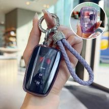 TPU Car Key Cover Fit for Toyota Prius Camry Corolla CHR C-HR RAV4 Land Cruiser Prado Accessories