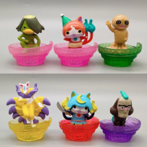 5cm Yokai watch dolls with base Cartoon Action Figure doll Pvc collection Models toy