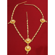 Ethiopian Head Chain Gold Color Hair Piece Habesha Eritrea Head Piece