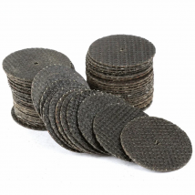 DRELD 50pcs dremel accessories 32mm Cutting Discs Resin Fiber Cut Off Wheel Discs for Rotary tools Grinding Abrasive Tools