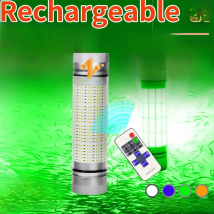 Outdoors IP68 100W  200W Rechargeable Fish Attractor Lure Fishing LED Light Underwater Fishing Light