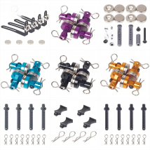 4PCS RC Car Body Posts Strong Magnet Mount with Clip for 1/10 RC Crawler Axial SCX10  TRX4 HSP HPI Tamiya Redcat Sakura