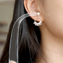 Web Celebrity Acrylic Earring Try On Stick Forecast Shop Special Tool Ear Stud Jewelry Trial Display Holder Rack for Live Stream