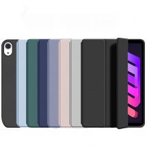 For iPad mini 6 / 7 8.3'' 2021 2024 Soft Silicone Case, For Apple iPad mini 6th 7th Generation Magnetic Flip Smart Cover