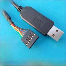 TTL-232R-3V3/5V Download Cable FTDI USB UART TTL 6 Way 0.1" Pin Header Debug Cable 1329311 BBB Beagle Bone Flash Cable