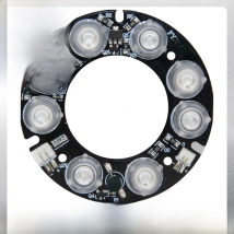 Yumiki 8*Array LED IR 10m ~ 30m DC12V PCB Board 63x33mm Night Vision for CCTV Array IR Bullet Camera