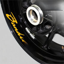 Motorcycle wheel stickers decorative decals reflective waterproof trend frame decals for SUZUKI BANDIT1200 Bandit 1200