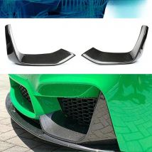 2PCS Carbon Fiber Front Bumper Lip Splitters Flap Cupwings for BMW 3Series F80 M3 4Series F82 F83 M4 2012 - 2018 Splitters