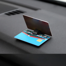 Auto Fastener Card Bill Holder Mount Portable Car Parking Card Clamp Desktop Stand Vehicle Card Fixed Holder Clips